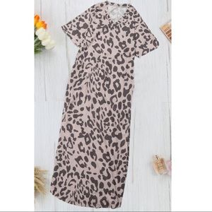 On the Hunt Leopard Maxi Dress